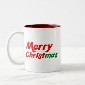 Tasse 2 Couleurs Joyeux Noël (Gauche)