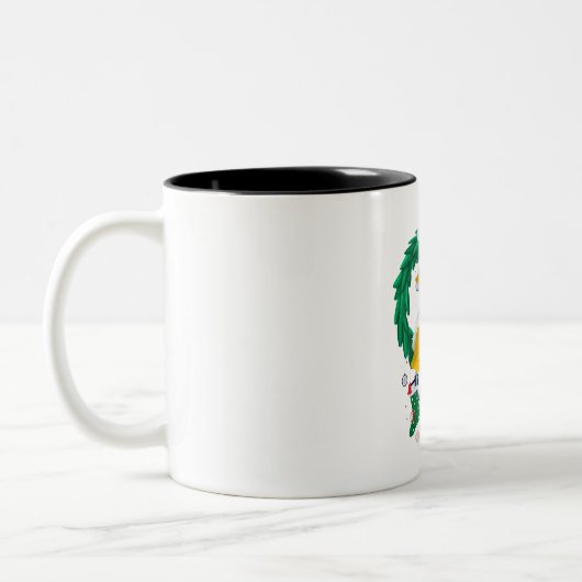 Tasse 2 Couleurs joyeux noël  (Gauche)