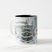 Tasse 2 Couleurs Joyeux Noël (Devant gauche)