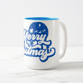 Tasse 2 Couleurs Joyeux Noël (Devant droit)