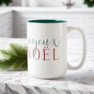 Tasse 2 Couleurs Joyeux Noel