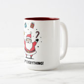 Tasse 2 Couleurs Joyeux Noël (Devant droit)