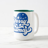Tasse 2 Couleurs Joyeux Noël (Devant droit)