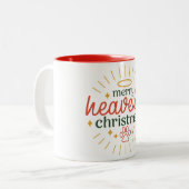 Tasse 2 Couleurs Joyeux Noël (Devant gauche)