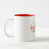 Tasse 2 Couleurs Joyeux Noël (Gauche)