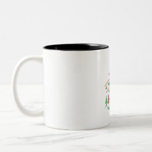 Tasse 2 Couleurs Joyeux Noël Bienvenue À Ma Maison
