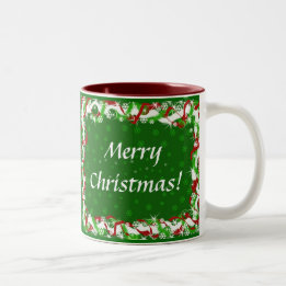 Tasse 2 Couleurs Joyeux Noël - bonnes fêtes