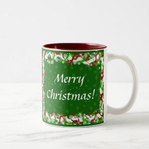 Tasse 2 Couleurs Joyeux Noël - bonnes fêtes