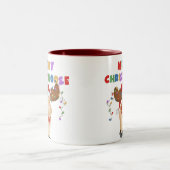Tasse 2 Couleurs Joyeux Noël de Noël (Centre)