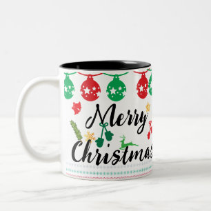 Tasse 2 Couleurs Joyeux Noël et Bonne Année !