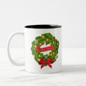 Tasse 2 Couleurs Joyeux Noël et une bonne année ! (Gauche)