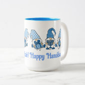 Tasse 2 Couleurs Joyeux Noël Hanoukka (Devant droit)