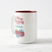 Tasse 2 Couleurs Joyeux Noël (Nonna) (Devant gauche)