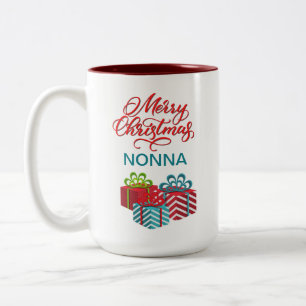 Tasse 2 Couleurs Joyeux Noël (Nonna)