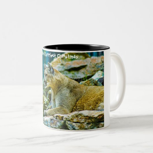 Tasse 2 Couleurs Joyeux Noël parfait (Devant droit)