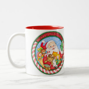 Tasse 2 Couleurs Joyeux Noël Père Noël