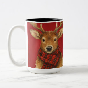 Tasse 2 Couleurs Joyeux Noël Renne