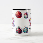 Tasse 2 Couleurs Joyeux Noël y'all (Centre)