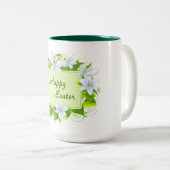 Tasse 2 Couleurs Joyeux Pâques (Devant droit)