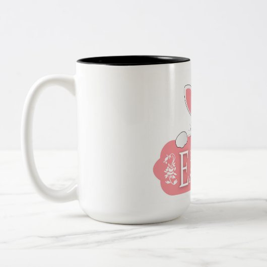 Tasse 2 Couleurs Joyeux Pâques (Gauche)