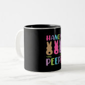 Tasse 2 Couleurs Joyeux Pâques. Poussins (Devant gauche)