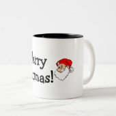 Tasse 2 Couleurs Joyeux Shitmas Père Noël (Devant droit)