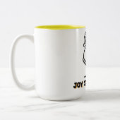 Tasse 2 Couleurs Joyful Santa with Gift (Gauche)