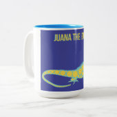 Tasse 2 Couleurs Juana l'Iguane (Devant gauche)