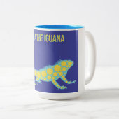 Tasse 2 Couleurs Juana l'Iguane (Devant droit)