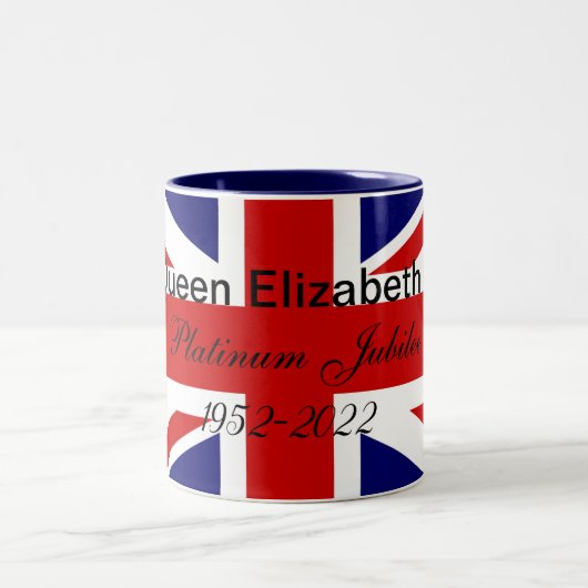 Tasse 2 Couleurs Jubilé de platine. (Centre)
