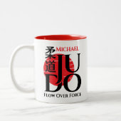 Tasse 2 Couleurs Judo -Kanji, Rising Sun (Gauche)