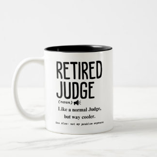 Tasse 2 Couleurs Juge à la retraite