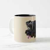 Tasse 2 Couleurs Junior le Schnauzer (Devant gauche)