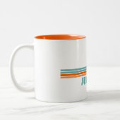 Tasse 2 Couleurs Jupiter Floride Sun Palm Trees (Gauche)