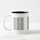 Tasse 2 Couleurs Jurons de bande dessinée (Gauche)