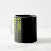 Tasse 2 Couleurs Jus de céleri végétal vert (Devant gauche)