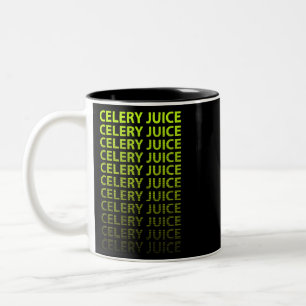 Tasse 2 Couleurs Jus de céleri végétal vert