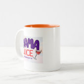 Tasse 2 Couleurs Jus MaMa - Rafraîchissement et vin (Devant gauche)