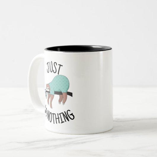 Tasse 2 Couleurs Just Do Nothing Sloth (Devant gauche)