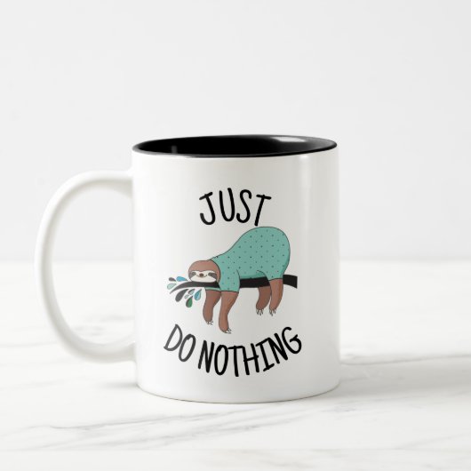 Tasse 2 Couleurs Just Do Nothing Sloth (Gauche)