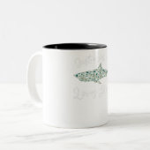Tasse 2 Couleurs Just Girl Who Loves Sharks (Devant gauche)