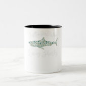 Tasse 2 Couleurs Just Girl Who Loves Sharks (Centre)