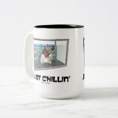 Tasse 2 Couleurs Juste Chillin' (Java Duke Snorkeling Fish Tank) (Devant gauche)