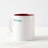 Tasse 2 Couleurs Juste Hangin dedans là ! (Devant gauche)