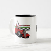 Tasse 2 Couleurs Juste hot rod de Cruisin (Devant gauche)