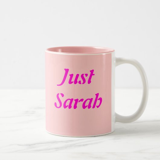Tasse 2 Couleurs Juste Sarah (Droit)