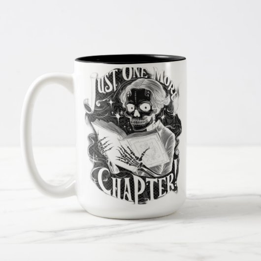 Tasse 2 Couleurs Juste un autre chapitre Skeleton Reader amusant (Gauche)