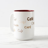 Tasse 2 Couleurs Juste un café (Devant gauche)