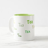 Tasse 2 Couleurs Juste un thé (Devant gauche)