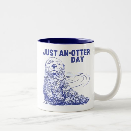 Tasse 2 Couleurs Juste une autre journée  (Droit)